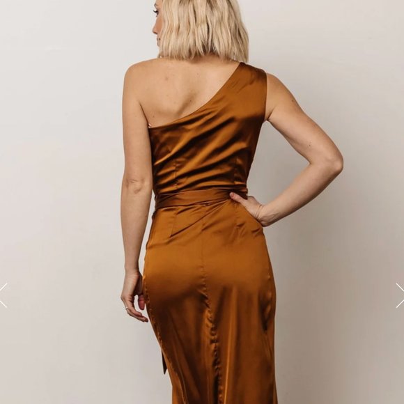 NWT Baltic Born Celia One Shoulder Midi Dress - Picture 4 of 9